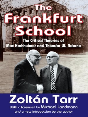 cover image of The Frankfurt School